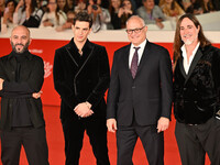 Giuliano Sangiorgi, Achille Lauro, Roberto Gualtieri, and Manuel Agnelli attend the ''Berlinguer - The Great Ambition'' (Berlinguer - La gra...