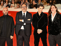 Giuliano Sangiorgi, Salvatore Nastasi, Achille Lauro, and Manuel Agnelli attend the ''Berlinguer - The Great Ambition'' (Berlinguer - La gra...