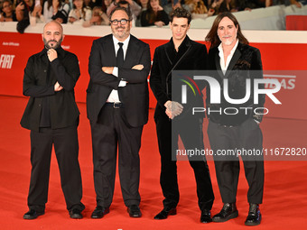 Giuliano Sangiorgi, Salvatore Nastasi, Achille Lauro, and Manuel Agnelli attend the ''Berlinguer - The Great Ambition'' (Berlinguer - La gra...