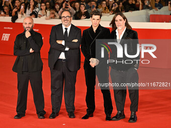 Giuliano Sangiorgi, Salvatore Nastasi, Achille Lauro, and Manuel Agnelli attend the ''Berlinguer - The Great Ambition'' (Berlinguer - La gra...