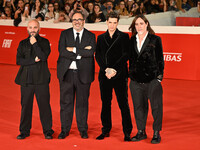 Giuliano Sangiorgi, Salvatore Nastasi, Achille Lauro, and Manuel Agnelli attend the ''Berlinguer - The Great Ambition'' (Berlinguer - La gra...