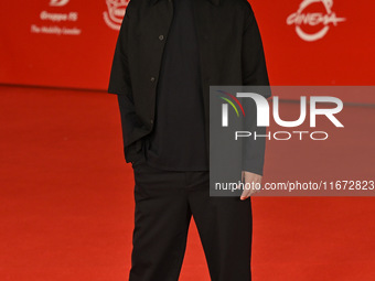 Giuliano Sangiorgi attends the ''Berlinguer - The Great Ambition'' (Berlinguer - La grande ambizione) red carpet during the 18th Rome Film F...