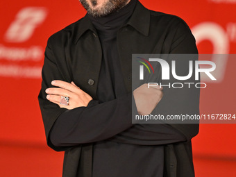 Giuliano Sangiorgi attends the ''Berlinguer - The Great Ambition'' (Berlinguer - La grande ambizione) red carpet during the 18th Rome Film F...