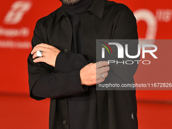 Giuliano Sangiorgi attends the ''Berlinguer - The Great Ambition'' (Berlinguer - La grande ambizione) red carpet during the 18th Rome Film F...