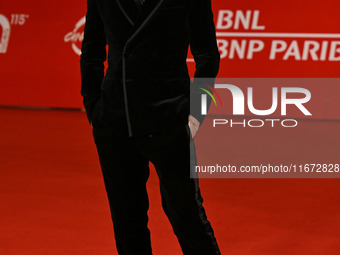 Achille Lauro attends the ''Berlinguer - The Great Ambition'' (Berlinguer - La grande ambizione) red carpet during the 18th Rome Film Festiv...