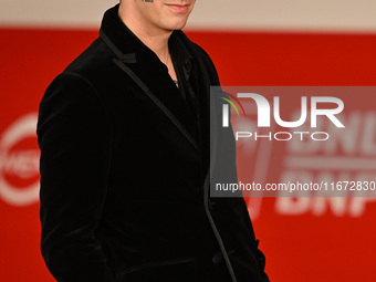 Achille Lauro attends the ''Berlinguer - The Great Ambition'' (Berlinguer - La grande ambizione) red carpet during the 18th Rome Film Festiv...