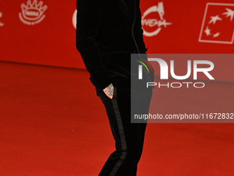 Achille Lauro attends the ''Berlinguer - The Great Ambition'' (Berlinguer - La grande ambizione) red carpet during the 18th Rome Film Festiv...