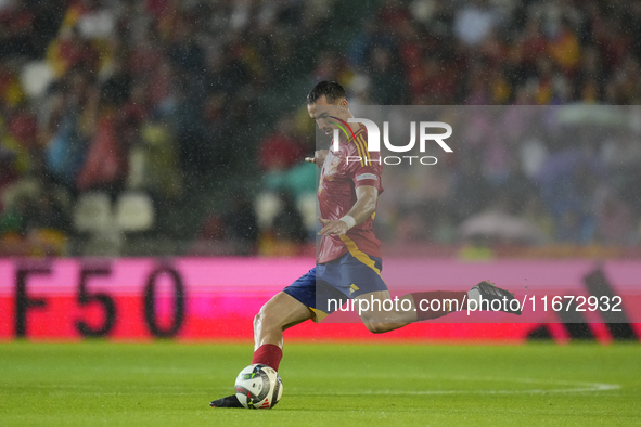 Fabian Ruiz of Spain and central midfield of Spain and Paris Saint-Germain during the UEFA Nations League 2024/25 League A Group A4 match be...