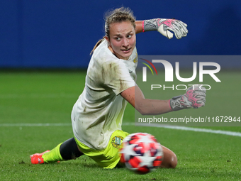 Anna Tamminen plays during the match between FC Barcelona Women and Hammarby IF Women, corresponding to week 2 of group D of the UEFA Women'...