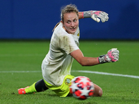 Anna Tamminen plays during the match between FC Barcelona Women and Hammarby IF Women, corresponding to week 2 of group D of the UEFA Women'...