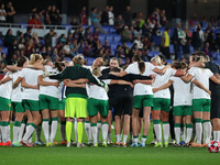 Hammarby IF team during the match between FC Barcelona Women and Hammarby IF Women, corresponding to week 2 of group D of the UEFA Women's C...