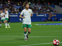 Asato Miyagawa plays during the match between FC Barcelona Women and Hammarby IF Women, corresponding to week 2 of group D of the UEFA Women...