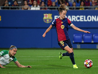 Caroline Graham Hansen scores during the match between FC Barcelona Women and Hammarby IF Women, corresponding to week 2 of group D of the U...