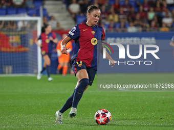 Ewa Pajor plays during the match between FC Barcelona Women and Hammarby IF Women, corresponding to week 2 of group D of the UEFA Women's Ch...