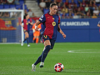 Ewa Pajor plays during the match between FC Barcelona Women and Hammarby IF Women, corresponding to week 2 of group D of the UEFA Women's Ch...