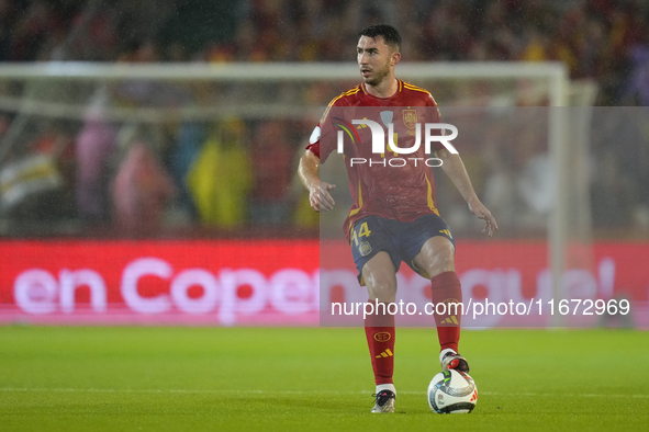 Aymeric Laporte centre-back of Spain and Al-Nassr FC during the UEFA Nations League 2024/25 League A Group A4 match between Spain and Serbia...