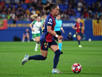 Ewa Pajor plays during the match between FC Barcelona Women and Hammarby IF Women, corresponding to week 2 of group D of the UEFA Women's Ch...