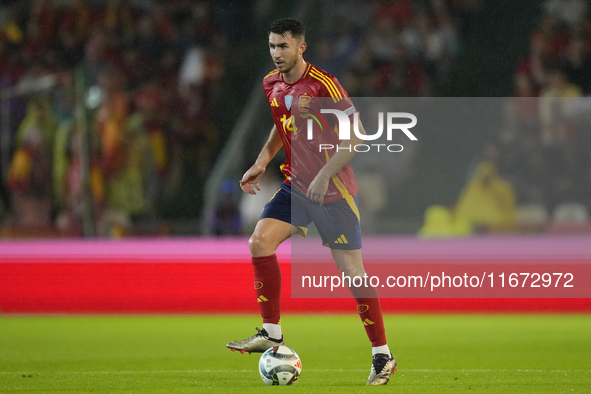 Aymeric Laporte centre-back of Spain and Al-Nassr FC during the UEFA Nations League 2024/25 League A Group A4 match between Spain and Serbia...