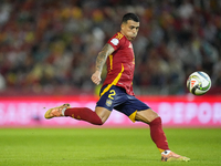 Pedro Porro right-back of Spain and Tottenham Hotspur during the UEFA Nations League 2024/25 League A Group A4 match between Spain and Serbi...