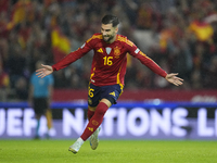 Alex Baena left winger of Spain and Villarreal CF celebrates after scoring his sides first goal during the UEFA Nations League 2024/25 Leagu...