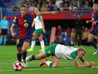 Aitana Bonmati and Julie Blakstad play during the match between FC Barcelona Women and Hammarby IF Women, corresponding to week 2 of group D...