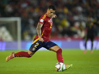 Pedro Porro right-back of Spain and Tottenham Hotspur during the UEFA Nations League 2024/25 League A Group A4 match between Spain and Serbi...