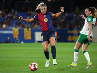 Alexia Putellas and Vilde Hasund play during the match between FC Barcelona Women and Hammarby IF Women, corresponding to week 2 of group D...