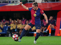 Ewa Pajor plays during the match between FC Barcelona Women and Hammarby IF Women, corresponding to week 2 of group D of the UEFA Women's Ch...