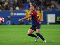 Ewa Pajor plays during the match between FC Barcelona Women and Hammarby IF Women, corresponding to week 2 of group D of the UEFA Women's Ch...