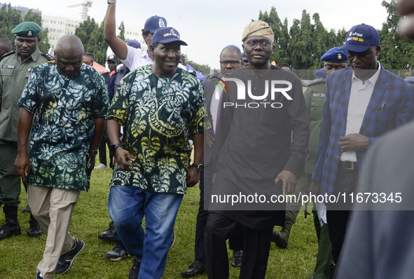 From left to right: Gbolabo Olaniwun, Senior Special Assistant on Agriculture to the Governor of Lagos State; Rotimi Fashola, Special Advise...