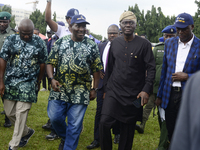 From left to right: Gbolabo Olaniwun, Senior Special Assistant on Agriculture to the Governor of Lagos State; Rotimi Fashola, Special Advise...