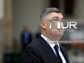 President of Croatia Zoran Milanovic attends the meeting of the presidents of the Arraiolos group at Wawel Castle in Krakow, Poland, on Octo...