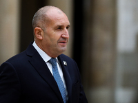 President of Bulgaria Rumen Radev attends the meeting of the presidents of the Arraiolos group at Wawel Castle in Krakow, Poland, on October...