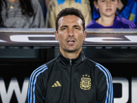 Lionel Scaloni, Coach of Argentina, looks on before the FIFA World Cup 2026 Qualifier match between Argentina and Bolivia at Estadio Mas Mon...