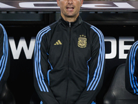 Lionel Scaloni, Coach of Argentina, looks on before the FIFA World Cup 2026 Qualifier match between Argentina and Bolivia at Estadio Mas Mon...