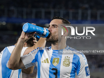 Nicolas Tagliafico of Argentina stands before the FIFA World Cup 2026 Qualifier match between Argentina and Bolivia at Estadio Mas Monumenta...