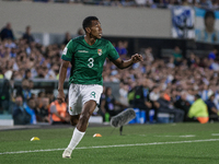 Diego Medina of Bolivia plays during the FIFA World Cup 2026 Qualifier match between Argentina and Bolivia at Estadio Mas Monumental Antonio...