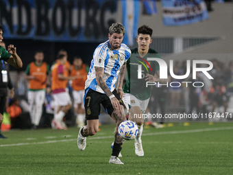 Rodrigo de Paul of Argentina and Gabriel Villamil of Bolivia are in action during the FIFA World Cup 2026 Qualifier match between Argentina...