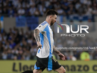 Lionel Messi of Argentina is in action during the FIFA World Cup 2026 Qualifier match between Argentina and Bolivia at Estadio Mas Monumenta...