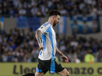 Lionel Messi of Argentina is in action during the FIFA World Cup 2026 Qualifier match between Argentina and Bolivia at Estadio Mas Monumenta...