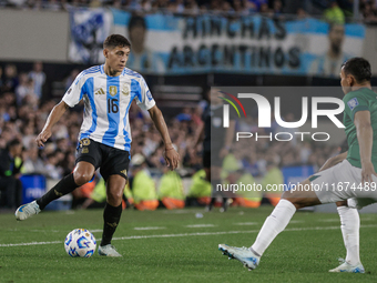 Nahuel Molina of Argentina is in action during the FIFA World Cup 2026 Qualifier match between Argentina and Bolivia at Estadio Mas Monument...