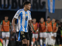 Nahuel Molina of Argentina is in action during the FIFA World Cup 2026 Qualifier match between Argentina and Bolivia at Estadio Mas Monument...