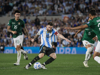 Lionel Messi of Argentina is in action during the FIFA World Cup 2026 Qualifier match between Argentina and Bolivia at Estadio Mas Monumenta...