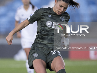 Kit Delantera Loferski of Celtic Football Club Women is in action during the UEFA Women's Champions League match between Real Madrid and Cel...