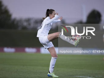 Caroline Weir of Real Madrid women controls the ball during the UEFA Women's Champions League match between Real Madrid and Celtic club wome...