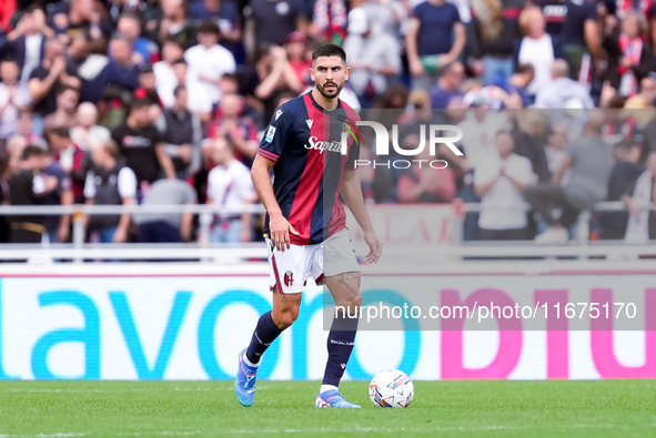 Martin Erlic of Bologna FC during the Serie A Enilive match between Bologna FC and Parma Calcio 1903 at Stadio Renato Dall'Ara on October 06...