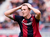 Emil Holm of Bologna FC looks dejected during the Serie A Enilive match between Bologna FC and Parma Calcio 1903 at Stadio Renato Dall'Ara o...