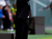 Fabio Pecchia head coach of Parma Calcio 1903 gestures during the Serie A Enilive match between Bologna FC and Parma Calcio 1903 at Stadio R...