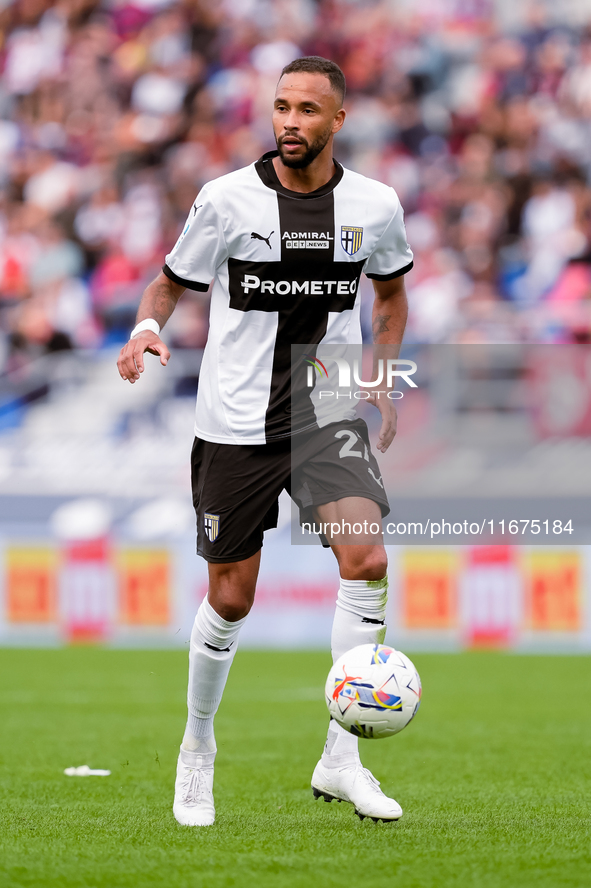 Hernani of Parma Calcio 1903 during the Serie A Enilive match between Bologna FC and Parma Calcio 1903 at Stadio Renato Dall'Ara on October...