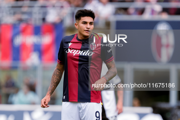 Santiago Castro of Bologna FC looks on during the Serie A Enilive match between Bologna FC and Parma Calcio 1903 at Stadio Renato Dall'Ara o...